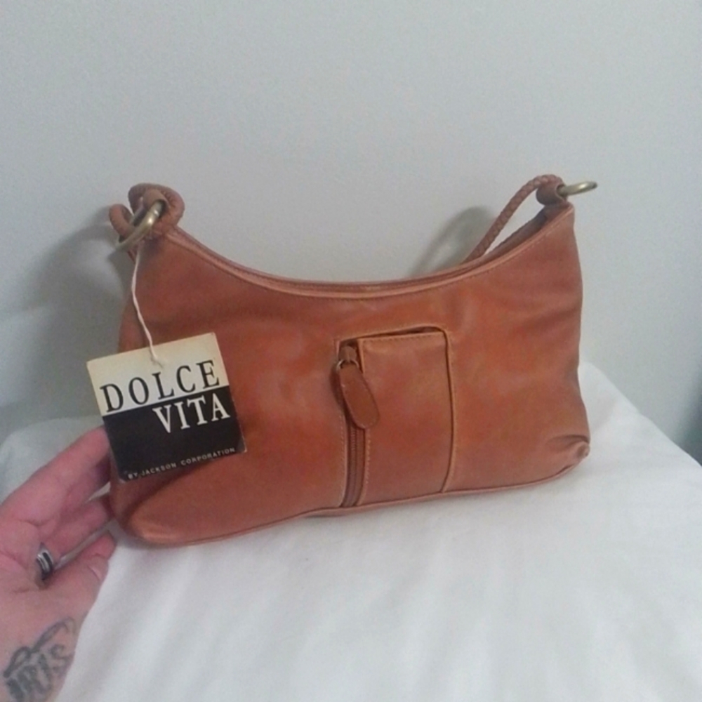 Dolce Vita Brown Faux Leather Purse